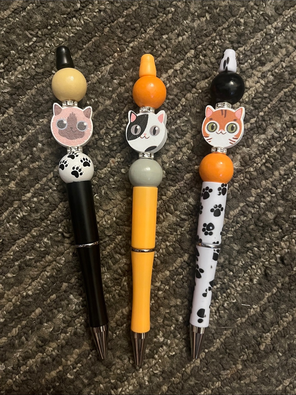 Cat-Themed Ballpoint Pen Trio Great Gift Giving Gifts Perfect for Cat Moms 29